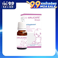AB - Kolicare: Men Vi Sinh Cho Trẻ Lười Bú, Quấy Khóc, Đầy Hơi, Đau Bụng, Táo Bón, Co Thắt Ruột, Hỗ Trợ Tiêu Hóa HMOs Nhanh Gấp 3 Lần