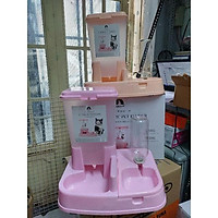 BÁT ĂN KÈM BÌNH NƯỚC TỰ ĐỘNG CHÓ MÈO
