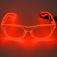 LED Glasses 10 Colors Optional Light Up El Wire Neon Rave Glasses Twinkle Glowing Party Club Holiday Bar Decorative