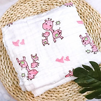 Khăn Tắm Xô sợi Tre Sơ Sinh 6 Lớp,Khăn Tắm Nhăn 6 Lớp Đa Năng Siêu Mềm Ủ,Quấn,Đắp Mền 120.120cm-CHÍNH HÃNG KILUTA