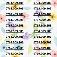 Sim Mobifone Hàng chính hãng  số đẹp 09X09 thể hiện đẳng cấp, sự uy tín và bền vững ưu đãi data 180GB[SIM CHƯA KÍCH HOẠT, BẮT BUỘC ĐK)