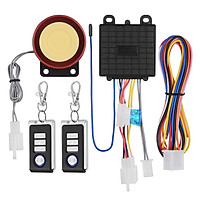 Dc12V Universal Motorcycle Anti-Theft Alarm Security System Remote Control Engine Start Kit Anti-Hijacking Alarm System - Ac Color