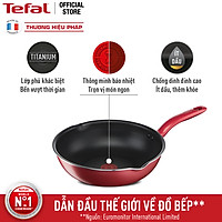 Chảo chiên chống dính đáy từ Tefal So Chef G1358496 24cm sâu lòng (Đỏ) - Công nghệ cảnh báo nhiệt thông minh - Hàng chính hãng