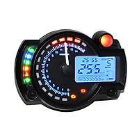 Đồng Hồ Kĩ Thuật Số Đa Năng Đo Tốc Độ Xe Máy Kèm Đèn Nền LCD