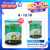 Sữa dê công thức DG-2 Goat Milk Follow-On Formula 800gr