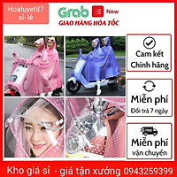 Áo mưa chấm bi siêu dai loại đẹp1 đầu