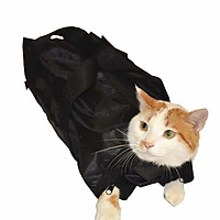 Cat Bag Trimming Grooming Pet Accessories New Mesh Cat Bathing Bag No Scratching Biting Restraint For Bathing Nail Examing