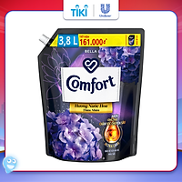Nước Xả Làm Mềm Vải Comfort Chăm Sóc Chuyên Sâu Hương Nước Hoa Thiên Nhiên Bella Túi 3.8L