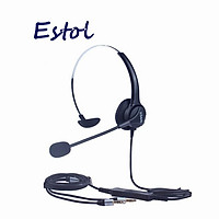 HD voice Hion For600 máy tính dual 3.5 mét cắm, tai nghe chuyên nghiệp cho trung tâm cuộc gọi, trung tâm đào tạo tai nghe, PC Headphone