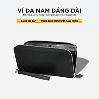 Ví da nam cầm tay PAGINI – Ví Clutch nam cao cấp da bò – Thiết kế sang trọng, lịch lãm