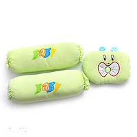 Bộ gối mèo baby xù màu xanh lá