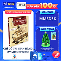 Bộ DIY mô hình phát minh Máy Bắn đá và Nỏ bắn của hãng SASSI PUZZLE LEONARDO DA VINCI'S MACHINES THE CATAPULT AND THE CROSSBOW