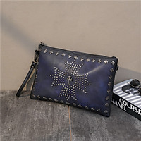 Korean version of the trendy fashion men's and women's wrist bags, men's bags, IPAD bags, multi-card positions, clutch bags, men, youth small bags