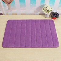 Memory Foam Mat Absorbent Slip-resistant Pad Bathroom Shower Bath Mats Red