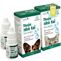 Thuốc nhỏ tai Vemedim - Hỗ trợ điều trị viêm tai, nấm tai dùng cho chó mèo chai 10ml