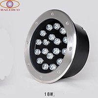 Đèn LED âm đất 18W HALEDCO IP67 trang trí sân vườn, lối đi