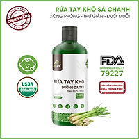 Nước rửa tay khô tinh dầu Sả Chanh 24Care diệt khuẩn - 100ml