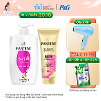 Bộ Đôi Dầu Gội Pantene Ngăn Rụng Tóc 900ml + Kem Xả Biotin 300ml