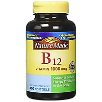 Viên Uống Nature Made Bổ Sung Vitamin B-12 1000mcg (400 Viên Nang Mềm)