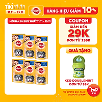 Bộ 6 túi thức ăn cho chó lớn dạng sốt Pedigree vị gà 130g