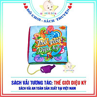 Sách vải Thế giới diệu kỳ - Sách vải tương tác pipo