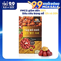 Táo Đỏ Khô Cao Cấp Smile Nuts Hộp 500g