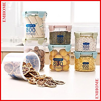 Hộp Đựng Thực Phẩm/ Hộp Đựng Gia Vị EMHOME Có Nắp Đậy Siêu Tiện Lợi- Giao Màu Ngẫu Nhiên- Chính Hãng