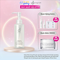 DẦU TẨY TRANG D PROGRAM DƯỠNG DA 120ML