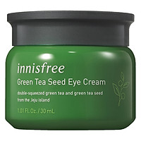 Kem dưỡng mắt làm mịn da từ trà xanh và dầu hạt trà xanh tươi Innisfree Geen Tea Seed Eye Cream 30ml - NEW
