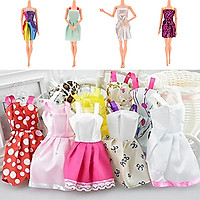 10Pcs/Lot Mixed Styles Short Gown Clothes