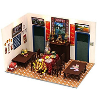 Mô Hình DIY Thế Giới Tí Hon Tết Sài Gòn Xưa - Tết Sum Vầy - TX06