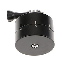 120Minute Time Lapse Tripod Head Adapter Camera Mount 360 Timelapse Rotator Metal Material Precise Mechanism
