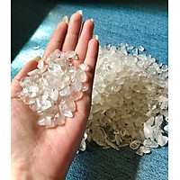 Đá vụn phong thủy Thạch anh trắng vụn