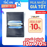 Ví Bóp Nam Nữ Nhỏ Gọn Cao Cấp Thời Trang Nhiều Ngăn Name Card Danh Thiếp Thẻ Galaxy Store GVMB0607NU (8x10.5cm) - Hàng Chính Hãng