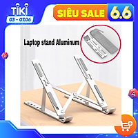 Giá đỡ / Đế đỡ tản nhiệt dành cho laptop, macbook, máy tính bảng gấp gọn tiện dụng + tặng kèm túi đựng, ( Giao màu ngẫu nhiên )- Hàng chính hãng