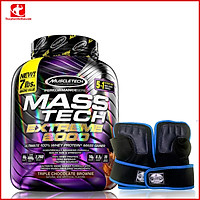 Sữa tăng cân tăng cơ Mass Tech Extreme 2000 7lbs (~3.18kg) - Hương vị Chocolate – Hỗ trợ Tăng Cân Nhanh + Tăng Sức Mạnh từ nguồn dinh dưỡng đầy đủ như 1 bữa ăn - Hàng nhập khẩu chính hãng Muscletech - Kèm quà tặng