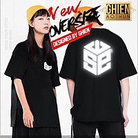 BÁN CHẠY Áo Thun SWE Phản Quang OVERSIZE Mẫu Unisex Tay Lỡ (M/XL)