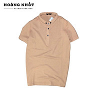 Áo thun nam cổ trụ ngắn tay H&N - A117 vải cotton xuất mềm mịn thấm hút tốt không xù