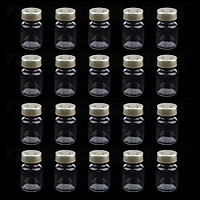 20Pcs Empty Sterile Glass Sealed Serum Vials Bottles Liquid Containers Transparent