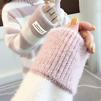 Áo Len Nữ Đẹp Kiểu Hàn Quốc Dày Dặn Ấm