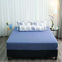 Bộ ga chun Microfiber Xanh Dương Everon Lite ELM210 (4 món)