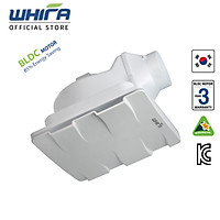 Quạt Hút Thông Gió Âm Trần WHIFA VDD-15CK Có Ống Nối 6 Inch Màu Trắng - Hàng Nhập Khẩu