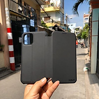 Bao da và miếng dán cường lực dành cho IPhone 11/ 11 Pro/ 11 Pro Max - Hàng Chính Hãng