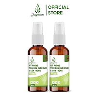 Bộ 2 bình xịt đuổi muỗi và côn trùng tinh dầu sả chanh 50ml/ chai JULYHOUSE