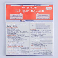 Ôn tập nhanh Ngữ Pháp Tếng Anh (5 bản/ gói)