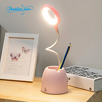 Pinellia star Table Lamp Eye Protection Reading Lamp LED Office Flexo Desk Lamp With Pen Holder USB Rechargeable Touch Stepless Dimming Light
