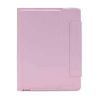 Detachable Slim Bluetooth Keyboard 110mAh w/ Leather Case Stand for iPad 10.5 2019 Support Viewing Angle Anti-slip Grooves Travel Home