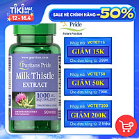 Thực Phẩm Chức Năng - Viên Uống Bổ Gan, Giải Độc Gan, Tăng Cường Chức Năng Gan Puritan'S Pride Milk Thistle Extract 1000Mg (90 Viên)