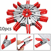 10x 2" Metal Spring Clamps Clips Grip Hold Rubber Ends Tent Tarpaulin Camping