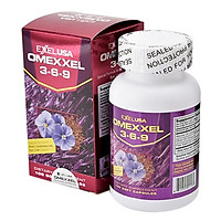Thực Phẩm Chức Năng Viên Uống Bổ Tim, Bổ Não, Sáng Mắt, Đẹp Da Omexxel 3-6-9 (100 Viên)